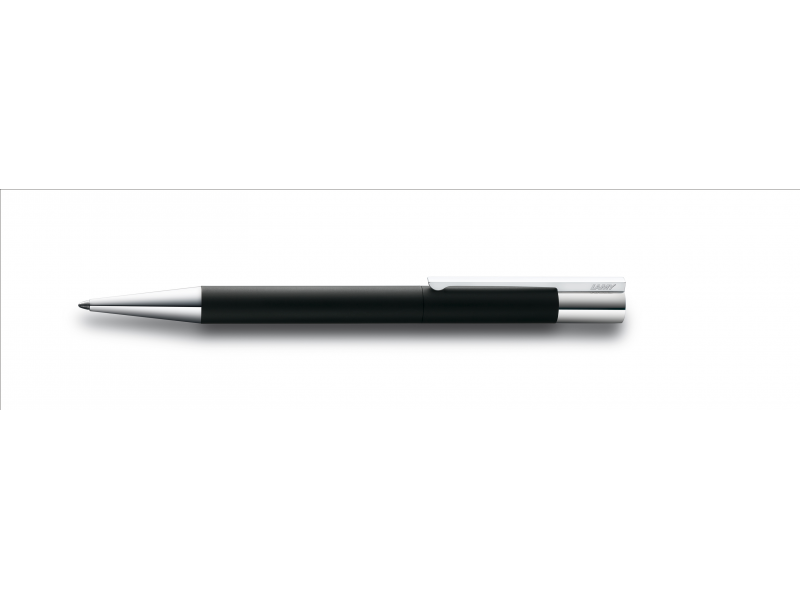 Lamy Kugelschreiber Scala 279 – Pianoblack, Inkl. Laser-Gravur, Großraummine M16 Schwarz